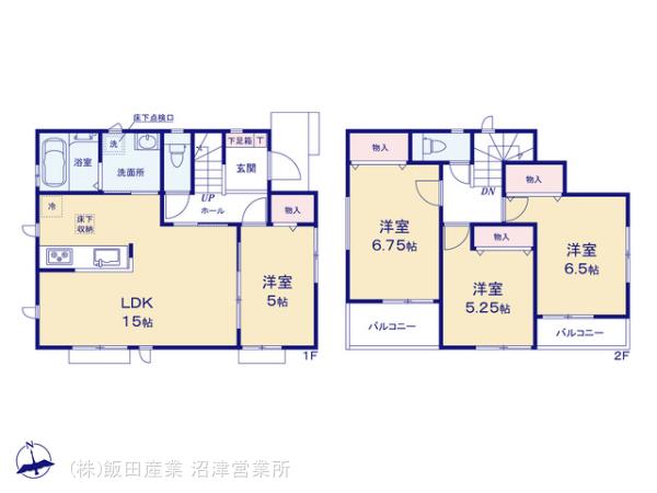 ハートフルタウン東熊堂の見取り図