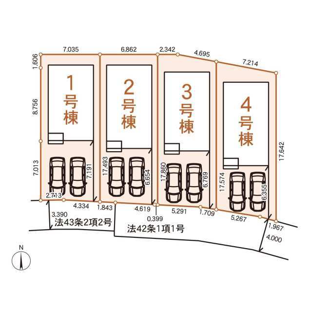 クレイドルガーデン川口市前野宿 第5の見取り図