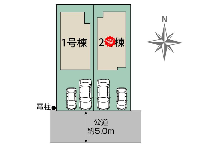 ブルーミングガーデン日野市西平山２丁目２棟の見取り図