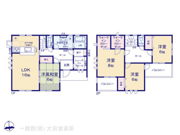 リーブルガーデン桐生第７広沢町の見取り図