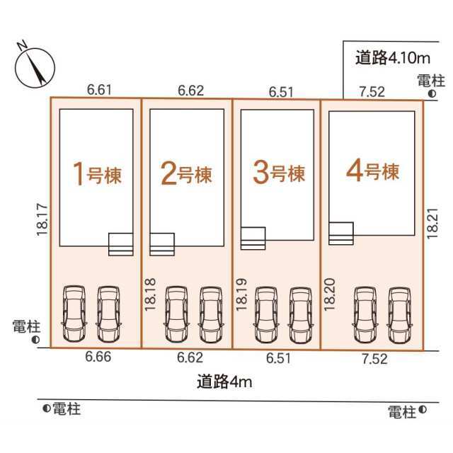 クレイドルガーデン岡崎市東大友町 第5の見取り図