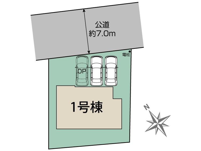 ブルーミングガーデン市川市若宮２丁目１棟の見取り図