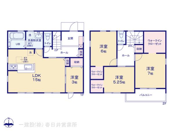リーブルガーデン江南市松竹町東瀬古第一の見取り図