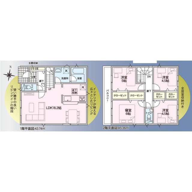 クレイドルガーデン一宮市三ツ井 第8の見取り図