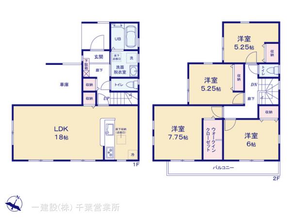 リーブルガーデン大和田新田の見取り図
