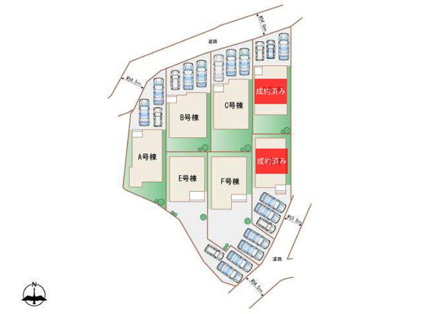 ハートフルタウン(沖)南城市大里嶺井の見取り図