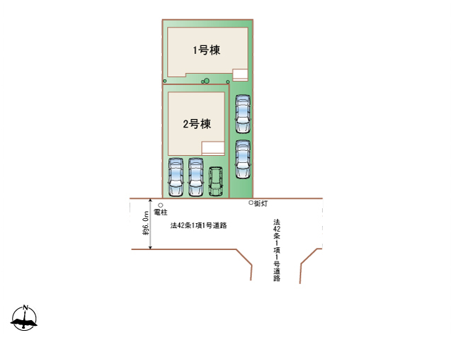 ハートフルタウン(東)守山区桔梗平2期の見取り図