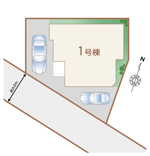 ハートフルタウン春日町1丁目863番の見取り図