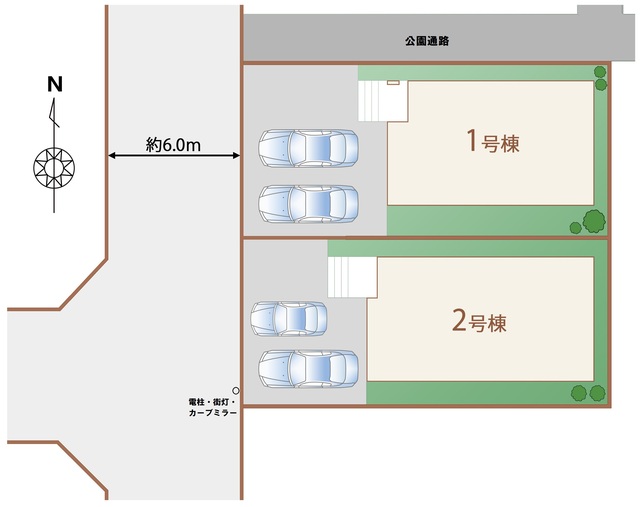 ハートフルタウン(立)東大和上北台2期の見取り図