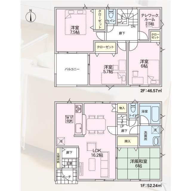 クレイドルガーデン本庄市児玉町児玉南 第4の見取り図