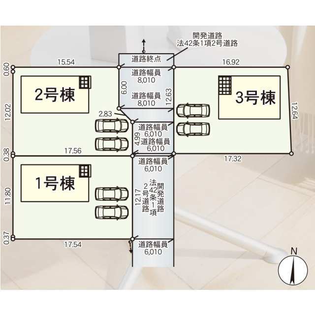 クレイドルガーデン八戸市多賀台 第5の見取り図