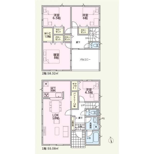 クレイドルガーデン越前市矢放町 第7の見取り図