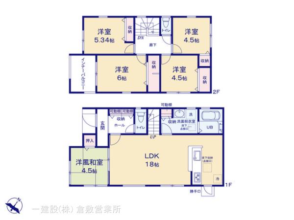 リーブルガーデン倉敷黒崎の見取り図