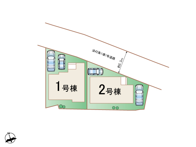 ハートフルタウン梅田町3期の見取り図