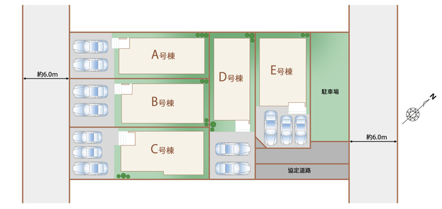 ハートフルタウン(沖中)豊見城市豊見城Ⅱの見取り図