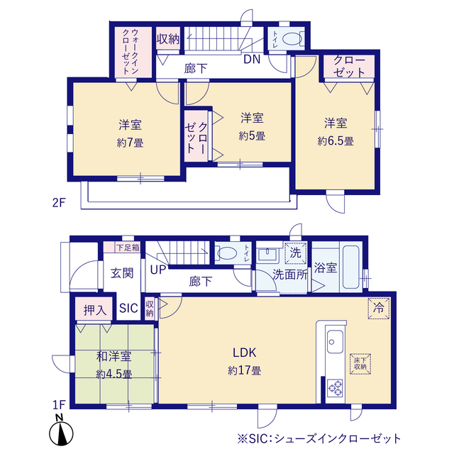 グラファーレ4248蓮田市西新宿１０期１棟の見取り図