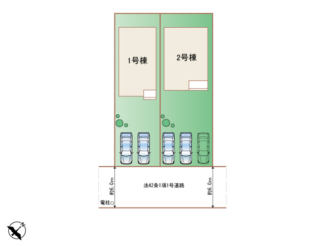 ハートフルタウン(東)春日井市岩成台5期の見取り図
