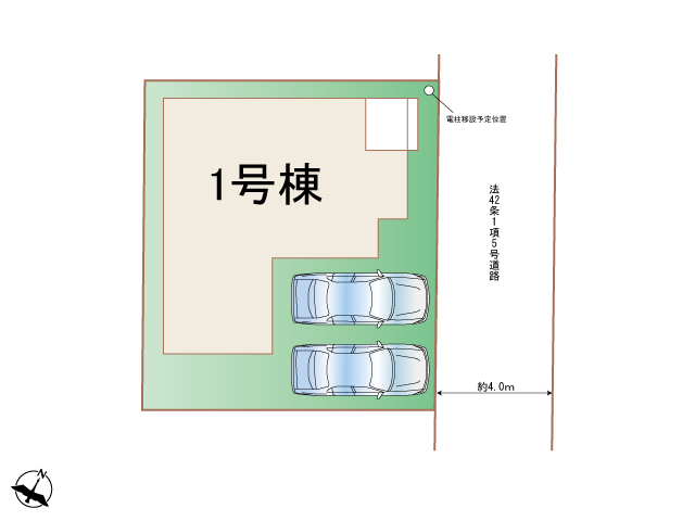 ハートフルタウン宮城野区原町1期の見取り図