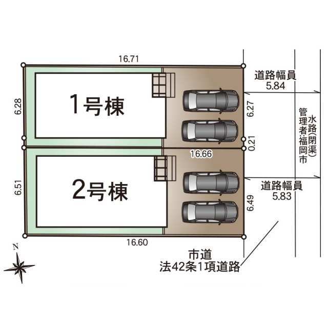 クレイドルガーデン福岡市南区警弥郷 第12の見取り図