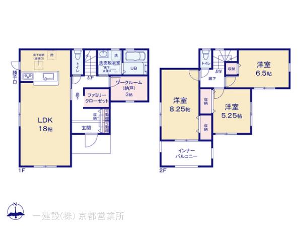 リーブルガーデン大和郡山市植槻町の見取り図