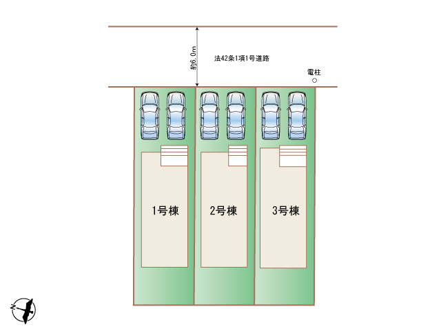 ハートフルタウン(刈)高浜市湯山町3期の見取り図