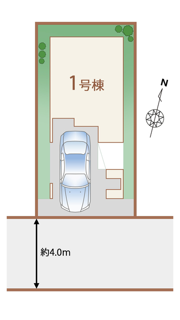 ハートフルタウン西亀有3期の見取り図