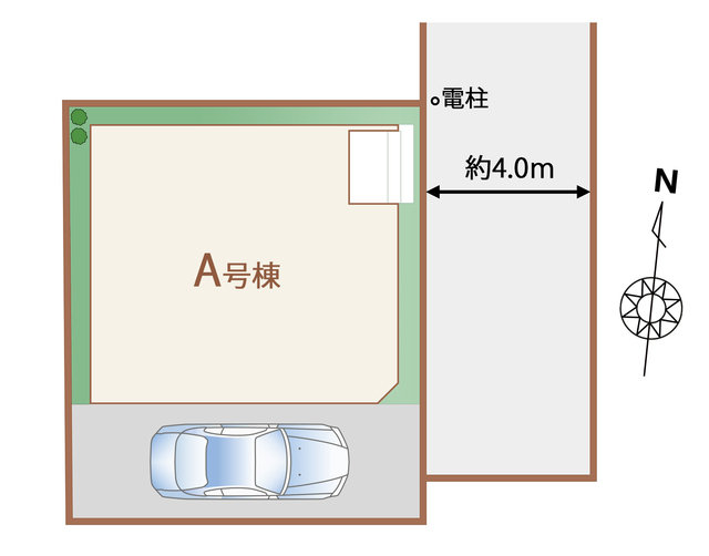ハートフルタウン葛飾区水元4期の見取り図