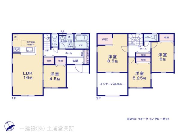 リーブルガーデン第１石岡市真家の見取り図