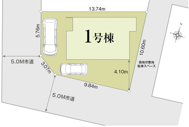 リナージュ春日部藤塚２４－１期の見取り図