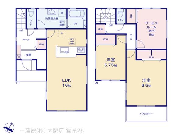 リーブルガーデン住吉区庭井１丁目の見取り図