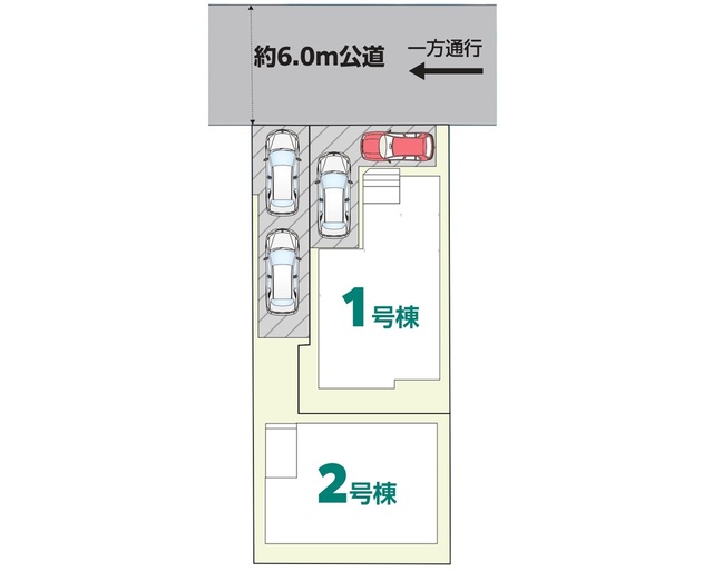 ハートフルタウン松戸市二十世紀が丘美野里町の見取り図
