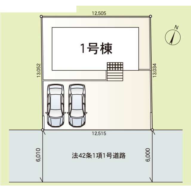 クレイドルガーデンつくば市自由ケ丘 第8の見取り図