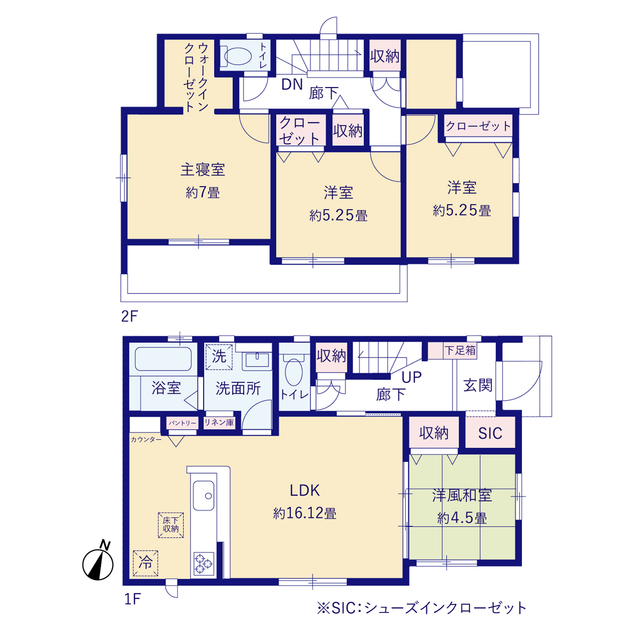 グラファーレ4260岡山市可知２棟の見取り図