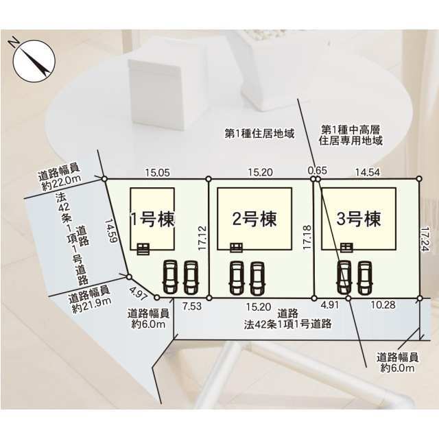 クレイドルガーデン神栖市土合東 第2の見取り図