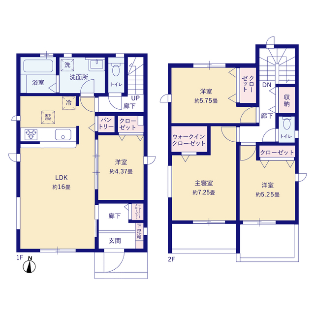 グラファーレ4237安城市今本町１棟の見取り図