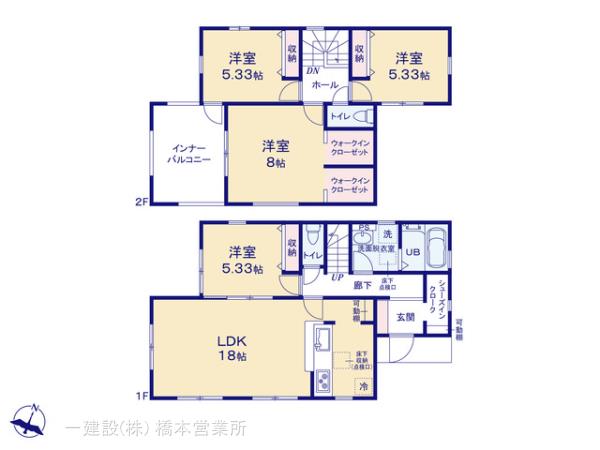 リーブルガーデン相模原新戸第４の見取り図