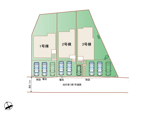 ハートフルタウン(沖)豊見城市饒波の見取り図