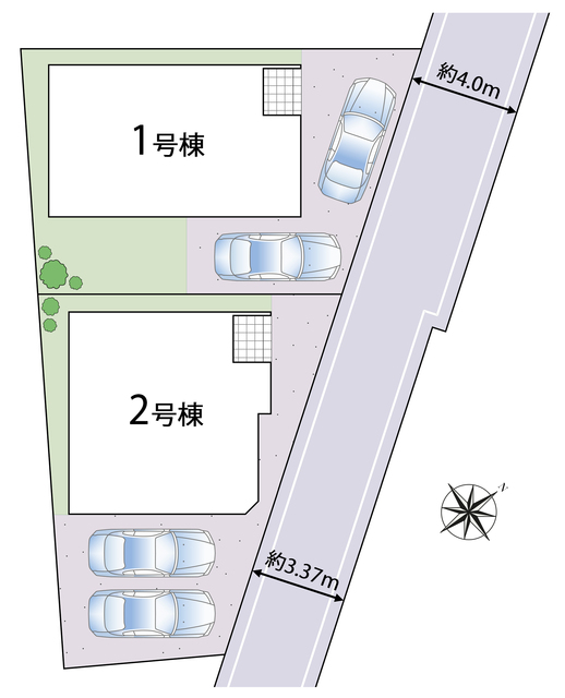 ハートフルタウン船橋市前貝塚町の見取り図