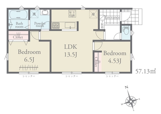 リナージュ那須塩原市関谷　第１期の見取り図