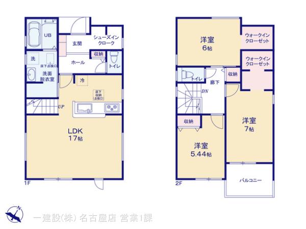 リーブルガーデン緑区大高町折戸の見取り図