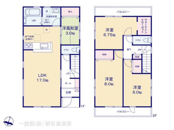リーブルガーデン神戸市垂水区青山台４期の見取り図