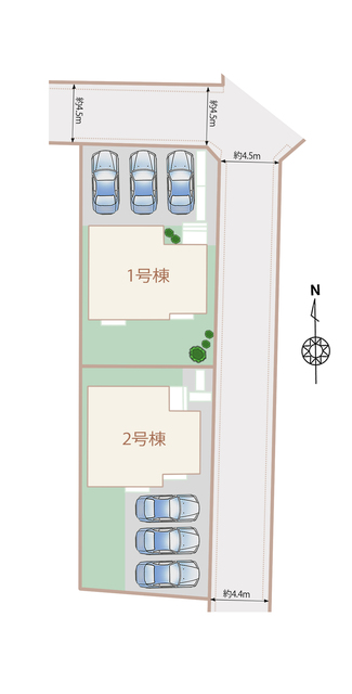 ハートフルタウン(春)大治町長牧6期の外観②