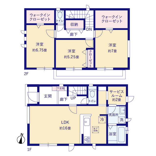 グラファーレ4228茅ヶ崎市堤２期１棟の見取り図