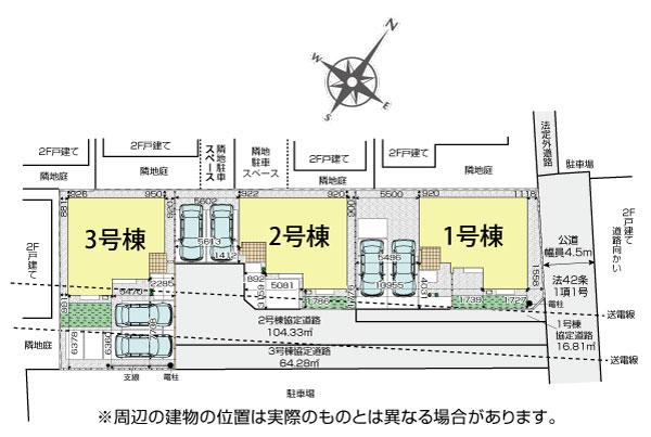 ブルーミングガーデン日高市中鹿山２期３棟の見取り図