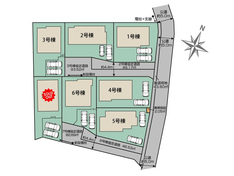 ブルーミングガーデン市川市柏井町３丁目７の見取り図