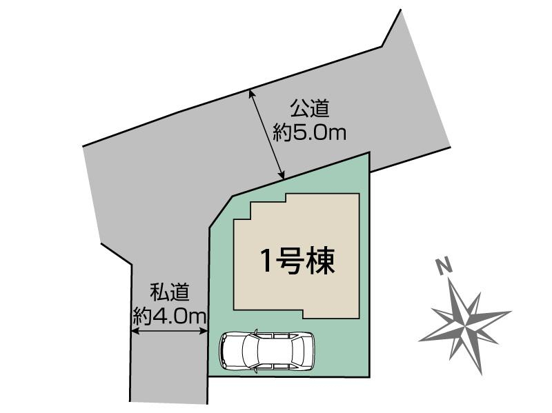 ブルーミングガーデン三鷹市中原３丁目１棟の見取り図