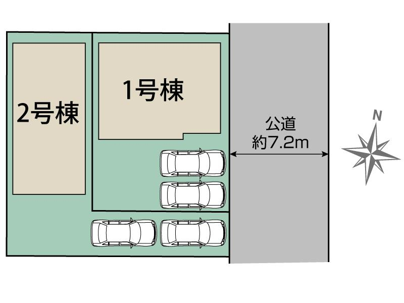 ブルーミングガーデン札幌市東区北２８条東５丁目２棟の見取り図