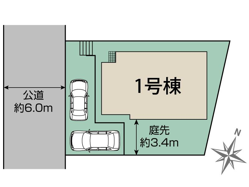 ブルーミングガーデン町田市金井８丁目１棟の見取り図
