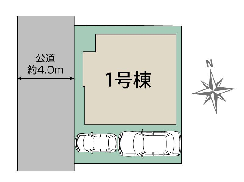 ブルーミングガーデン寝屋川市太秦緑が丘１棟の見取り図