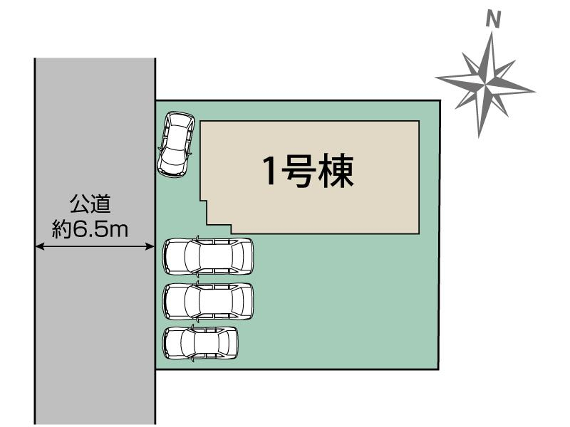 ブルーミングガーデン糟屋郡志免町桜丘５丁目２期１棟の見取り図